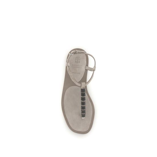 26SS 브루넬로 쿠치넬리 샌들 BRMZSFC3151C5859BB BEIGE - BRUNELLO CUCINELLI