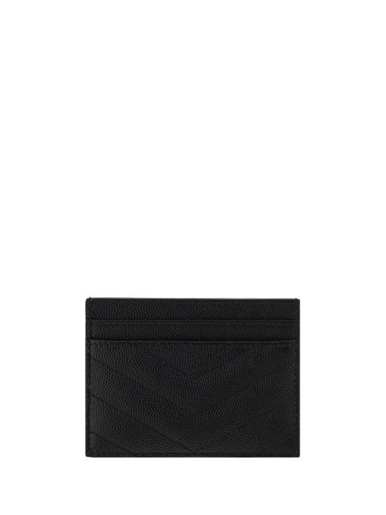 26FW 생로랑 카산드라 마틀라세 카드 케이스 423291BOW01 1000 BLACK - SAINT LAURENT