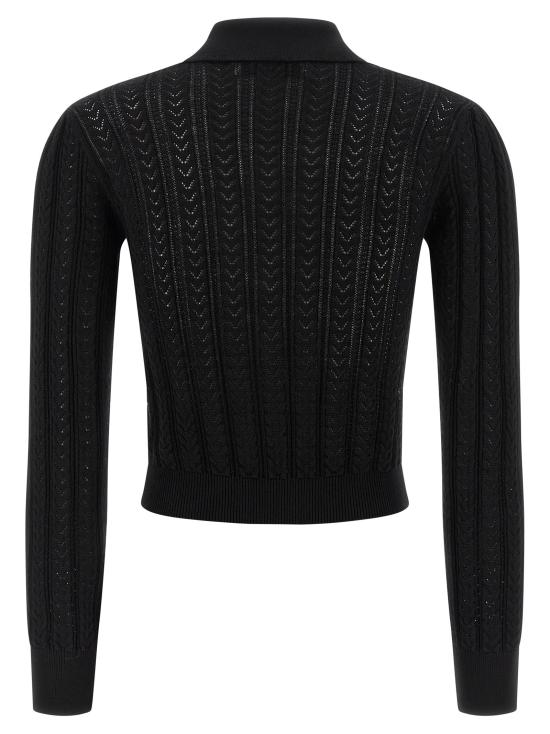 25FW 알레산드라리치 가디건 AL316536BM BLACK - ALESSANDRA RICH
