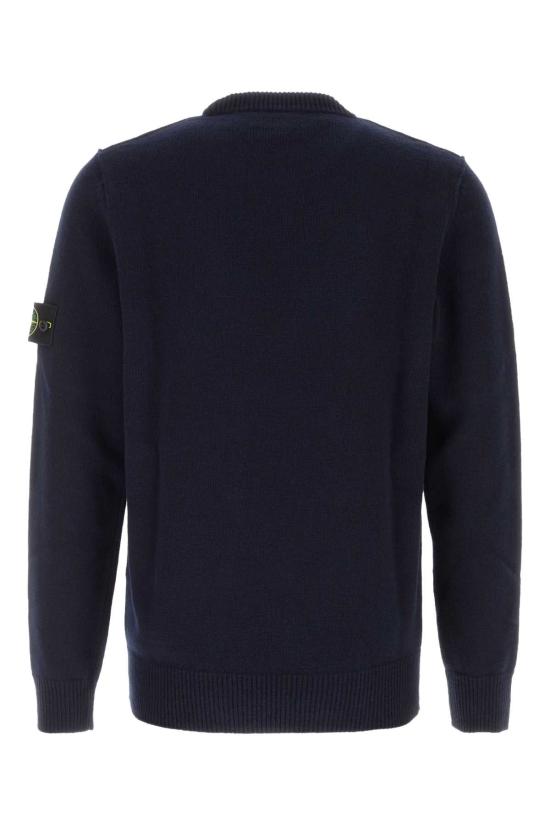 26FW 스톤 아일랜드 램스울 립드 트림 레귤러 핏 크루넥 점퍼 L2S155100072S00A3 V0020 NAVY - STONE ISLAND