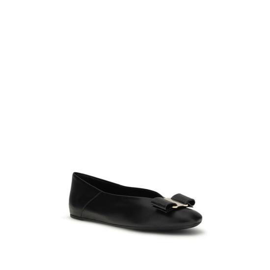 26FW 살바토레 페라가모 플랫 슈즈 FE782883001BB BLACK - SALVATORE FERRAGAMO