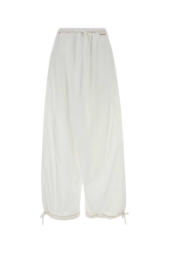 26SS 마르니 팬츠 PAMA0634S0UTC193 00W01 WHITE