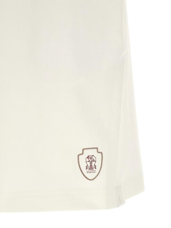 26SS 브루넬로 쿠치넬리 숏팬츠 BR336259BM WHITE - BRUNELLO CUCINELLI