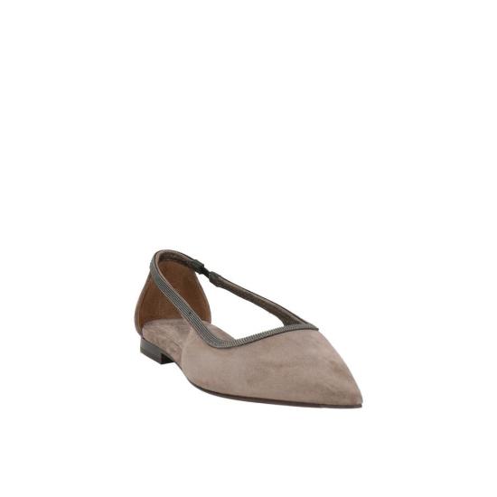  브루넬로 쿠치넬리 플랫 슈즈 BR 9190959579348 GRAY - BRUNELLO CUCINELLI