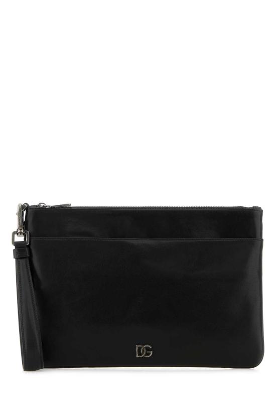26SS 돌체앤가바나 레더 토일레트리 클러치 BP3294AU994 80999 BLACK