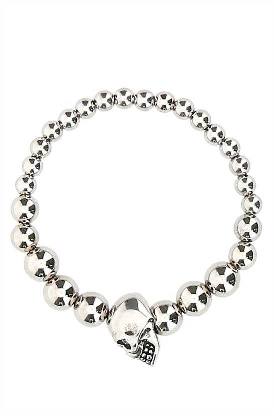 25FW 알렉산더 맥퀸 브레이슬릿 554504J160Y 0446 SILVER