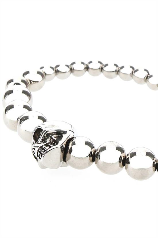 25FW 알렉산더 맥퀸 브레이슬릿 554504J160Y 0446 SILVER - ALEXANDER MCQUEEN