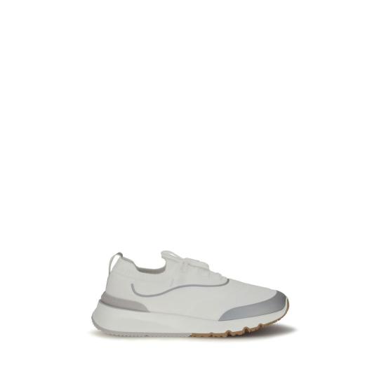 26SS 브루넬로 쿠치넬리 스니커즈 BRMZUAUFO340CBM68BB WHITE