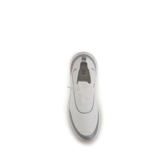 26SS 브루넬로 쿠치넬리 스니커즈 BRMZUAUFO340CBM68BB WHITE - BRUNELLO CUCINELLI