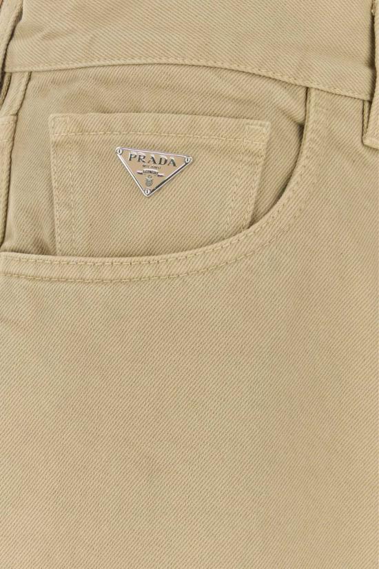 26FW 프라다 파이브포켓 올드 데님 진 파이브포켓 올드 데님 진 GEP446SUMO1954 F0630 BEIGE - PRADA