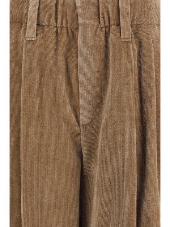 26FW 브루넬로 쿠치넬리 팬츠 MP547P9274 C3368 CAPPUCCINO - BRUNELLO CUCINELLI