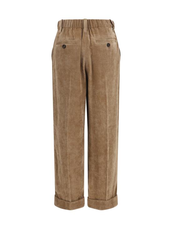 26FW 브루넬로 쿠치넬리 팬츠 MP547P9274 C3368 CAPPUCCINO - BRUNELLO CUCINELLI