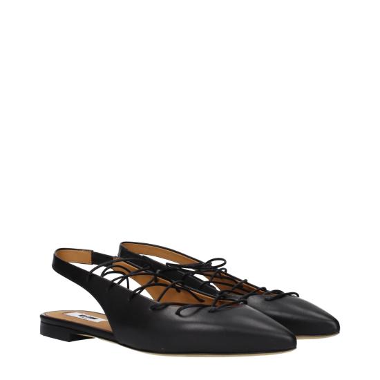  모스키노 플랫 슈즈 MO15295248335113BT BLACK - MOSCHINO