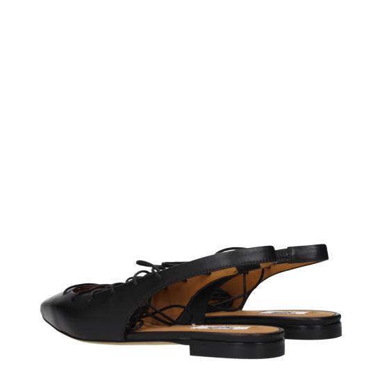  모스키노 플랫 슈즈 MO15295248335113BT BLACK - MOSCHINO