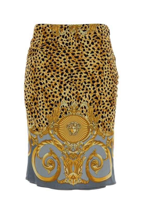 25FW 베르사체 스커트 10221231A16251 5E700 YELLOW - VERSACE