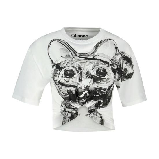 26FW 파코라반 탑 CONFIG PAC026010 WHITE - PACO RABANNE