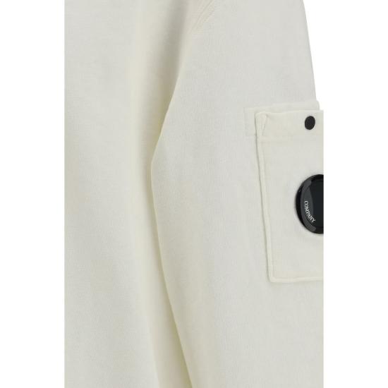 26SS 씨피 컴퍼니 긴팔 티셔츠 CP20CMSS207A110337O103BB WHITE - C.P. COMPANY