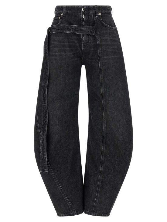25FW 장 폴 고티에 데님 팬츠 JE319178BM BLACK