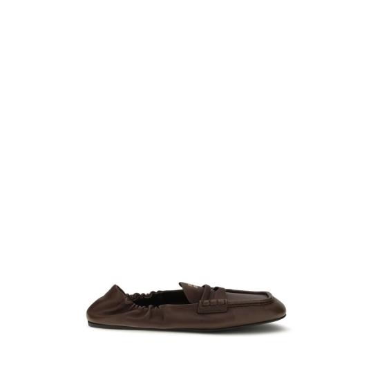 26FW 미우미우 플랫 슈즈 MI5D341EFD005EFXF0NBLBB BROWN