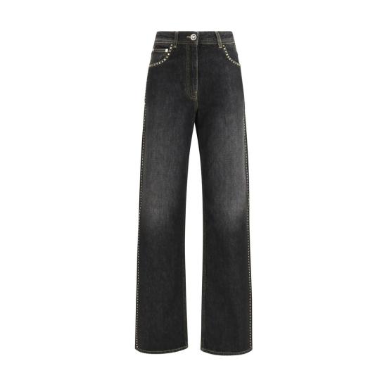 26SS 베르사체 데님 팬츠 VE10224521A164771D040BB BLACK
