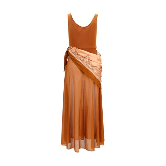 26FW 짐머만 원피스 ZI7374DSS261TAPTBB BROWN - ZIMMERMANN