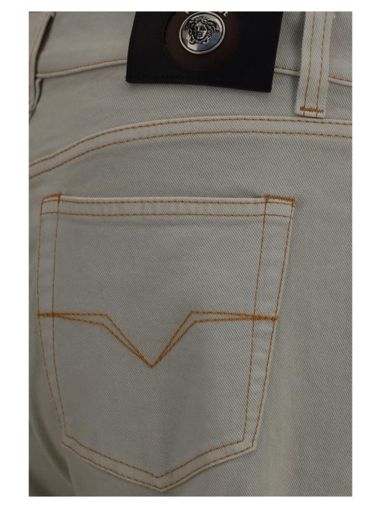 26FW 베르사체 데님 팬츠 10243631A18625 1DB80 BEIGE - VERSACE