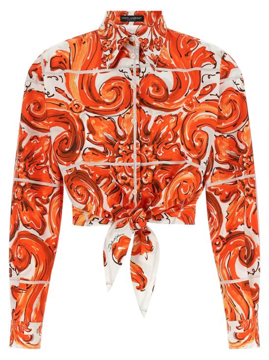 26FW 돌체앤가바나 블라우스 DO336960BM ORANGE