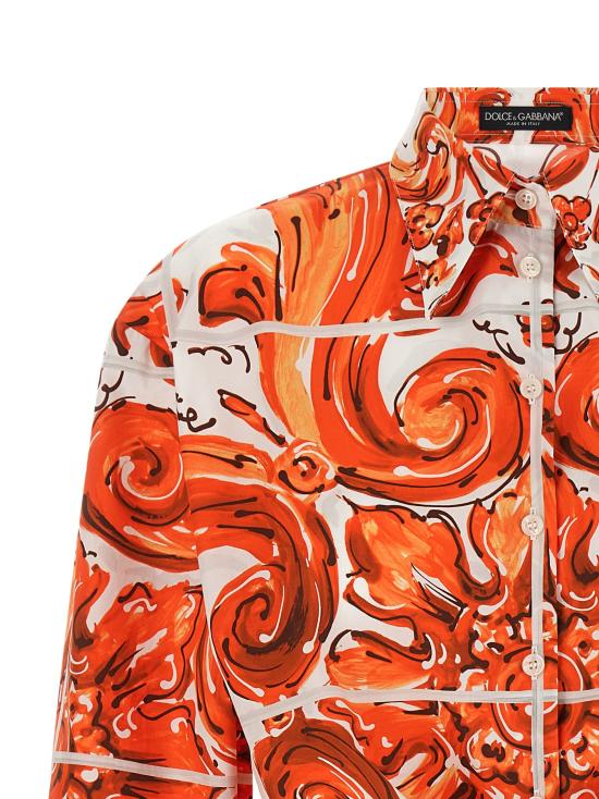 26FW 돌체앤가바나 블라우스 DO336960BM ORANGE - DOLCE & GABBANA