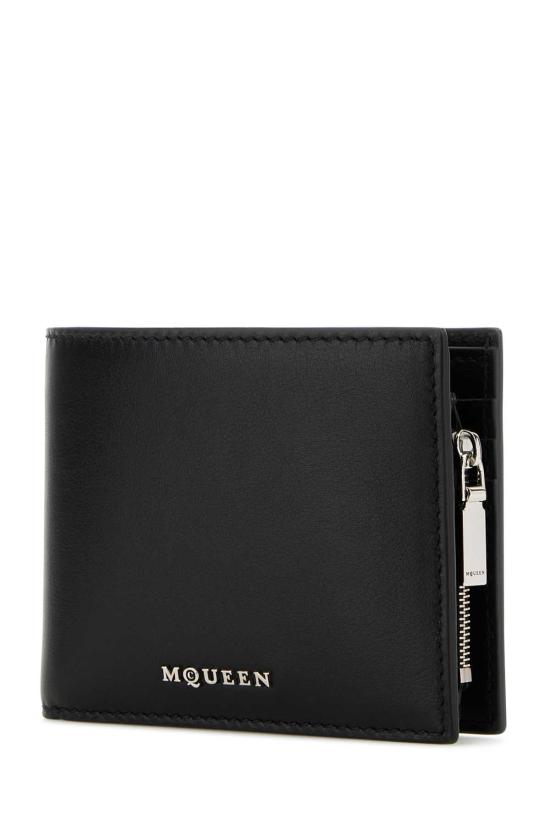 26SS 알렉산더 맥퀸 남성지갑 8050671AATS 1000 BLACK - ALEXANDER MCQUEEN