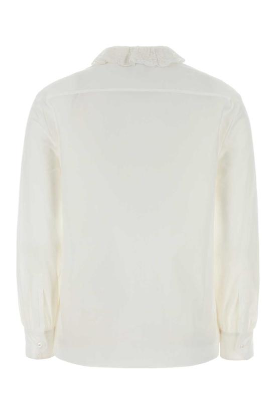 25FW 생로랑 셔츠 842627Y7K36 9601 WHITE - SAINT LAURENT