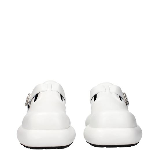  질샌더 플랫 슈즈 JI15290086654217BT WHITE - JIL SANDER