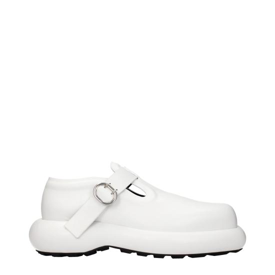  질샌더 플랫 슈즈 JI15290086654217BT WHITE
