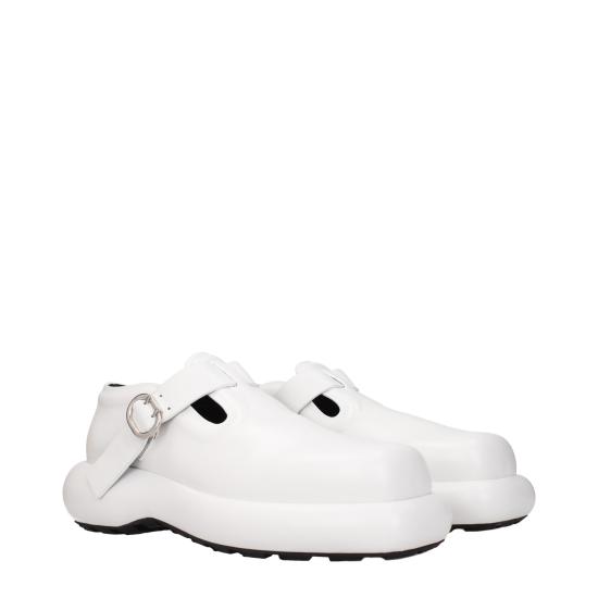  질샌더 플랫 슈즈 JI15290086654217BT WHITE - JIL SANDER