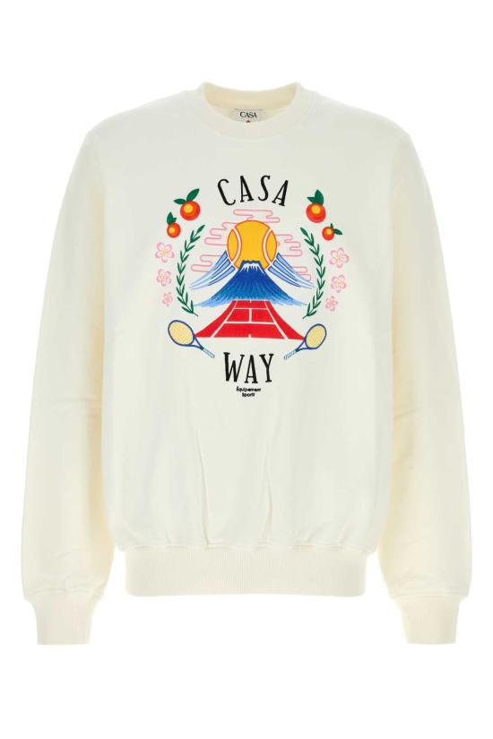 25FW 카사블랑카 탑 MPF25JTP29303 CASWAYMOU WHITE