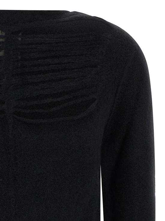 25FW 릭 오웬스 스웨터 RI316201BM BLACK - RICK OWENS