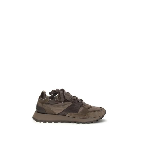26FW 브루넬로 쿠치넬리 스니커즈 BRMZSFG3327PC8769BB BROWN