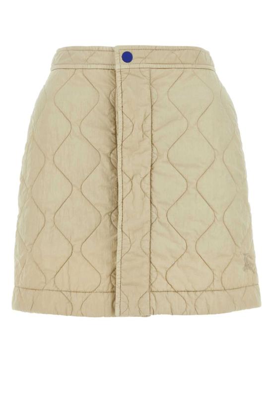  버버리 퀼티드 미니 스커트 8081126 B7348 BEIGE