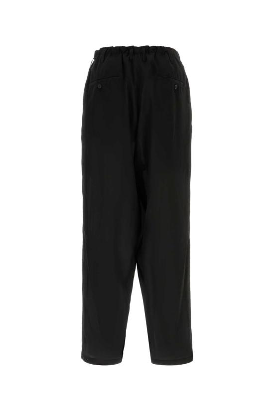 26SS 요지 야마모토 스트레이트 팬츠 HKP46441 1 BLACK - YOHJI YAMAMOTO