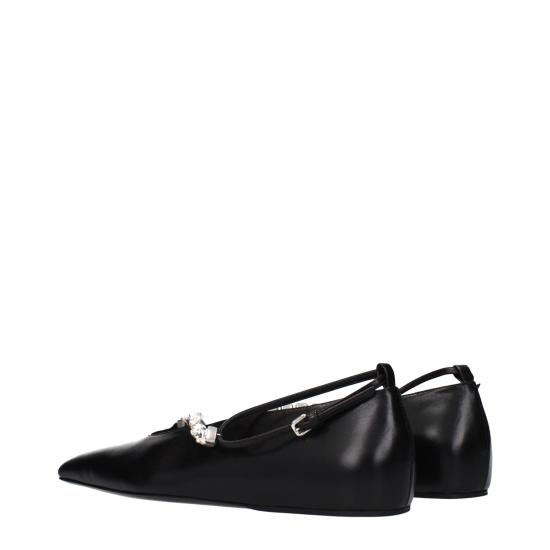  질샌더 플랫 슈즈 JI15531629707529BT BLACK - JIL SANDER