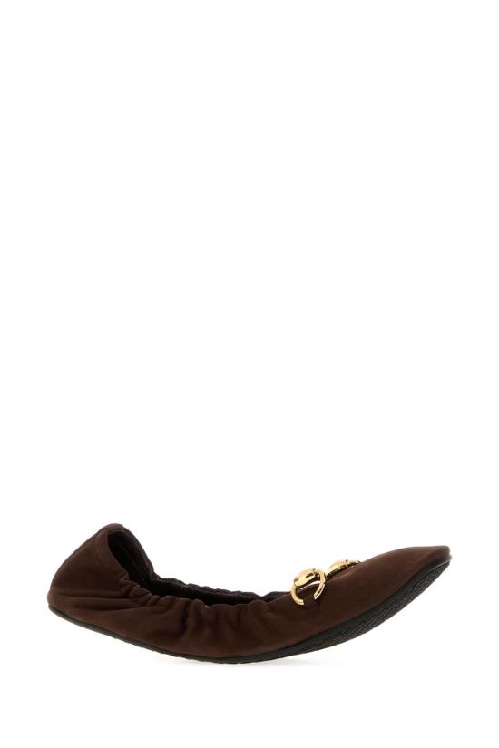 26FW 구찌 플랫 슈즈 875323AAEQY 2021 BROWN - GUCCI
