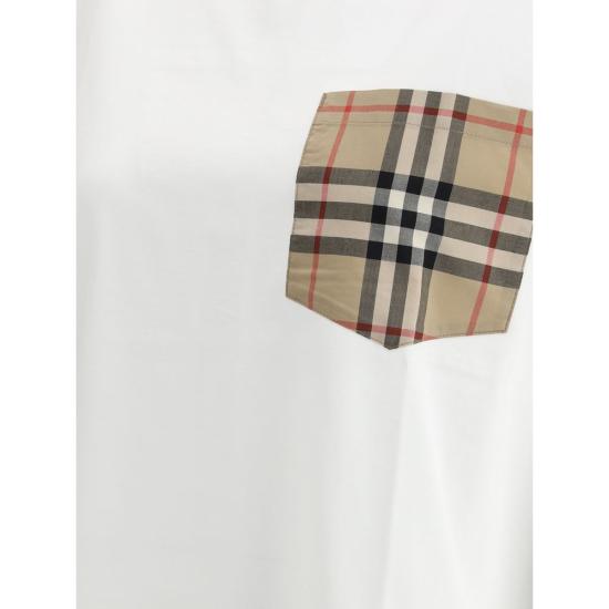 26SS 버버리 폴로 티셔츠 BU8103971A1464BB WHITE - BURBERRY