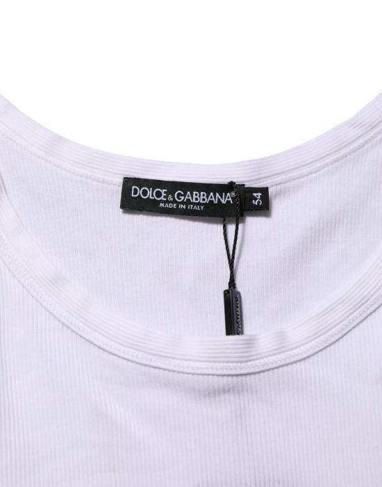  돌체앤가바나 민소매 티셔츠 TSH91105 WHITE - DOLCE & GABBANA