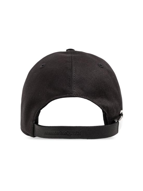 26SS 알렉산더 맥퀸 볼캡 7820624105Q1080 BLACK - ALEXANDER MCQUEEN