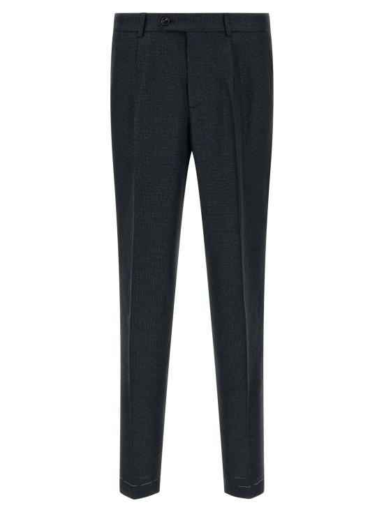 26SS 브루넬로 쿠치넬리 수트 팬츠 BR336252BM BLACK - BRUNELLO CUCINELLI