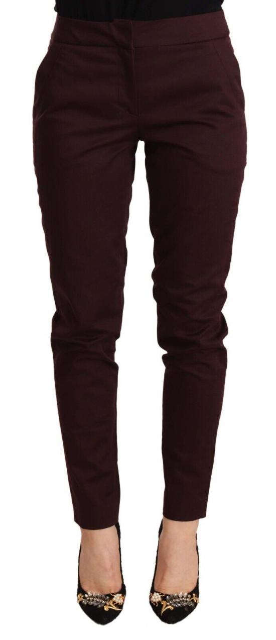  저스트까발리 팬츠 PAN72657 BURGUNDY - JUST CAVALLI