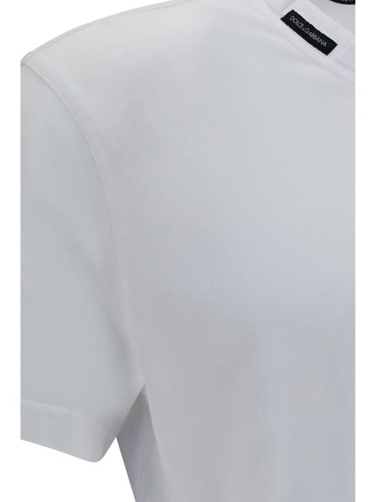 26FW 돌체앤가바나 탑 G8TW5TFU7EQ W0800 WHITE - DOLCE & GABBANA