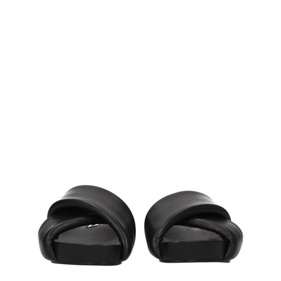  질샌더 뮬/슬리퍼 JI8547354837257BT BLACK - JIL SANDER