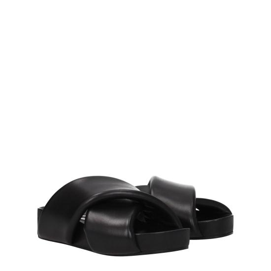  질샌더 뮬/슬리퍼 JI8547354837257BT BLACK - JIL SANDER