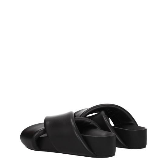  질샌더 뮬/슬리퍼 JI8547354837257BT BLACK - JIL SANDER