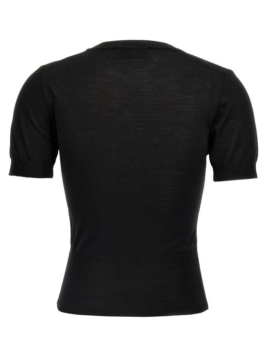 26SS 비비안웨스트우드 폴로 티셔츠 VI302615BM BLACK - VIVIENNE WESTWOOD